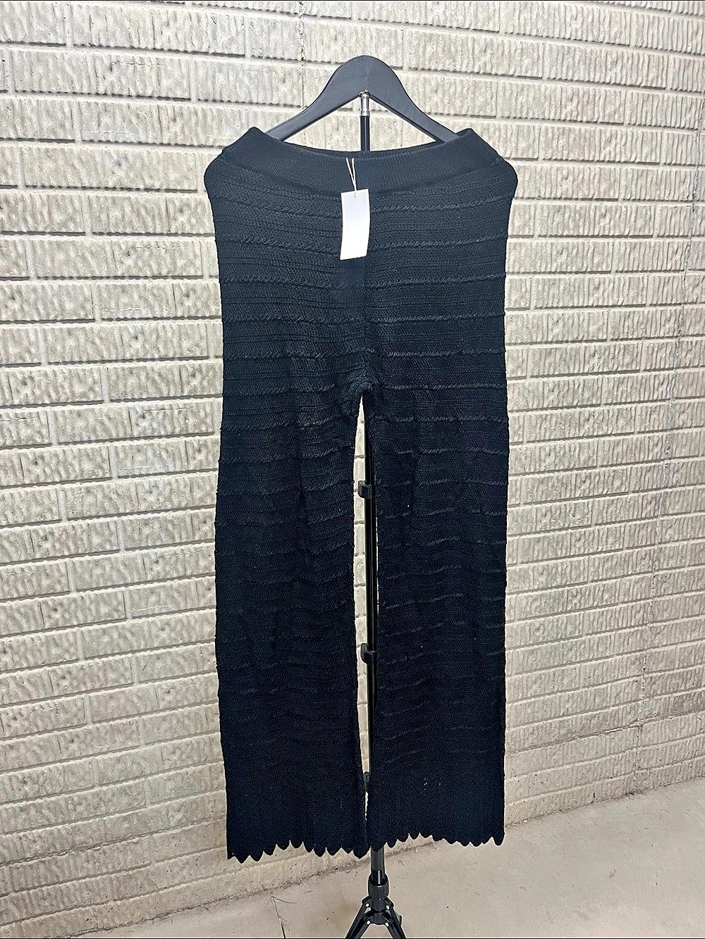 edit by nine Wide Leg Pants in Black Size Medium NWT